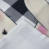 Easter Decorative Pillowcase With A Checked Bunny