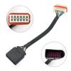 12 Pin Headlight Adapter Cable Vehicle Headlamp Wiring Harness Cable Cord Assembly Replace for 7L6971071A Front Lights R6FB