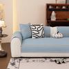 Cool Knitted Summer Sofa Cushion  New Simple Non-Slip Solid Color Seat Cushion Fabric Sofa Cover Cloth Cover Towel