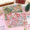 Fun DIY 3D Miniature Stickers Stacking Handicraft Decor Cabin Town Stickers Creative Arts Scrapbook Album Decoration