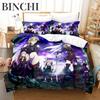 3D Anime Chained Soldier Bedding Set Single Twin Full Queen King Size Bed Set Adult Boys Bedroom Duvet Cover Sets Home Textiles