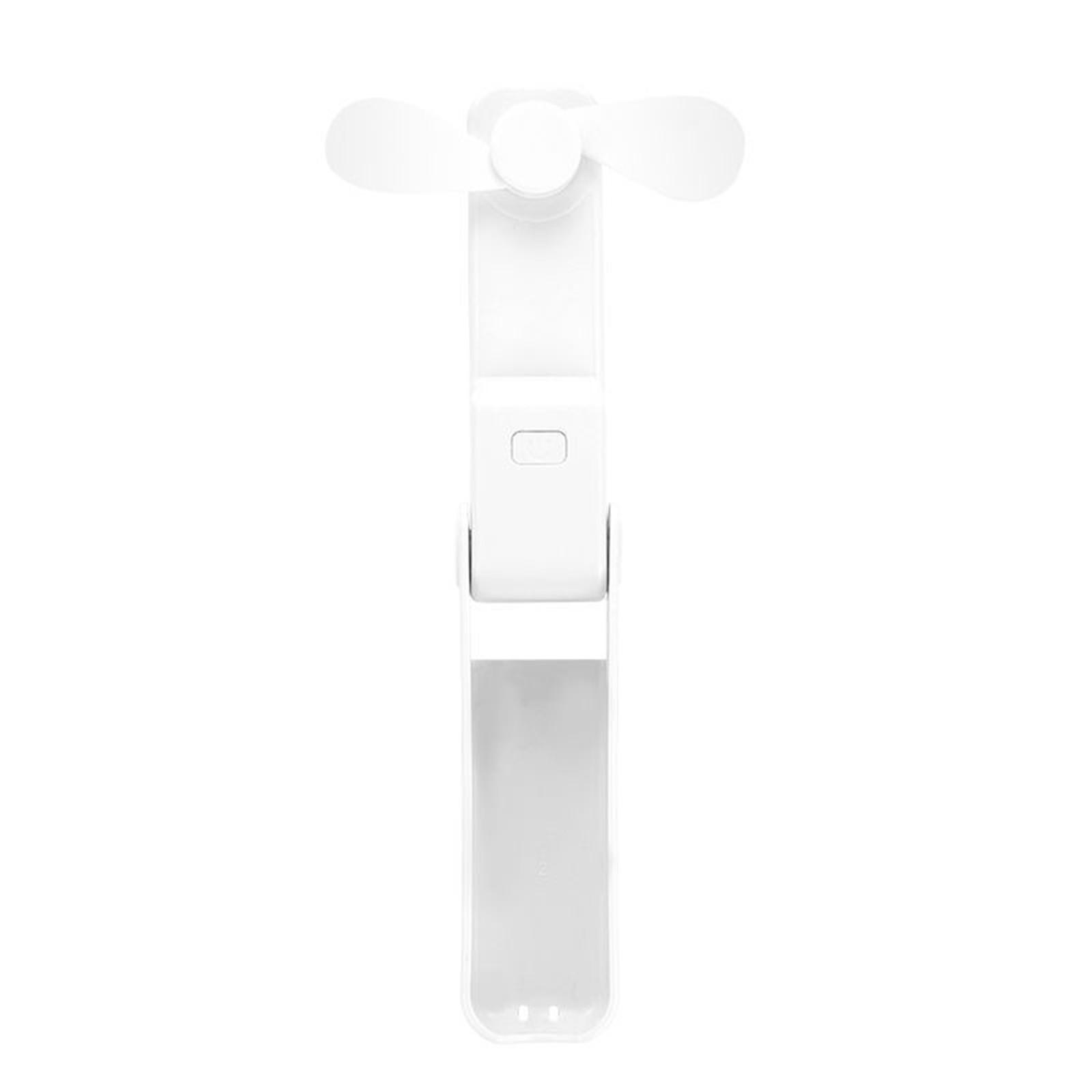 Открытый складной небольшой вентилятор с зарядкой через USB портативный портативный — фото 5