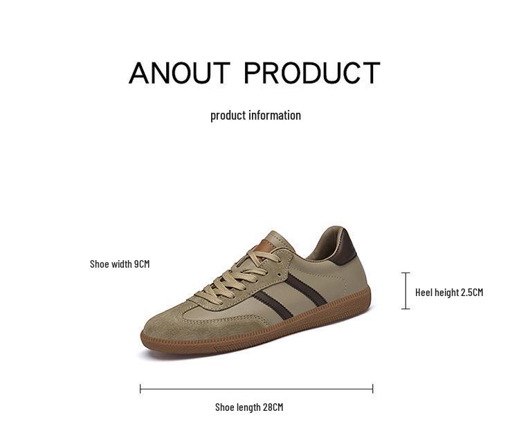 Men's Korean Style Low-Top Genuine Leather Canvas Board Shoes: Casual Flat Bottom Sports Shoes for Spring & Autumn