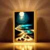 Light Painting Picture Frame Modern Landscape LED Night Light Room Decor Art Atmosphere Christmas Gifts Bedside Table Mood Lamp