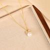Fugitive Princess Pearl Bow Pendant Necklace - 2025 Light Luxury Clavicle Choker for Women.