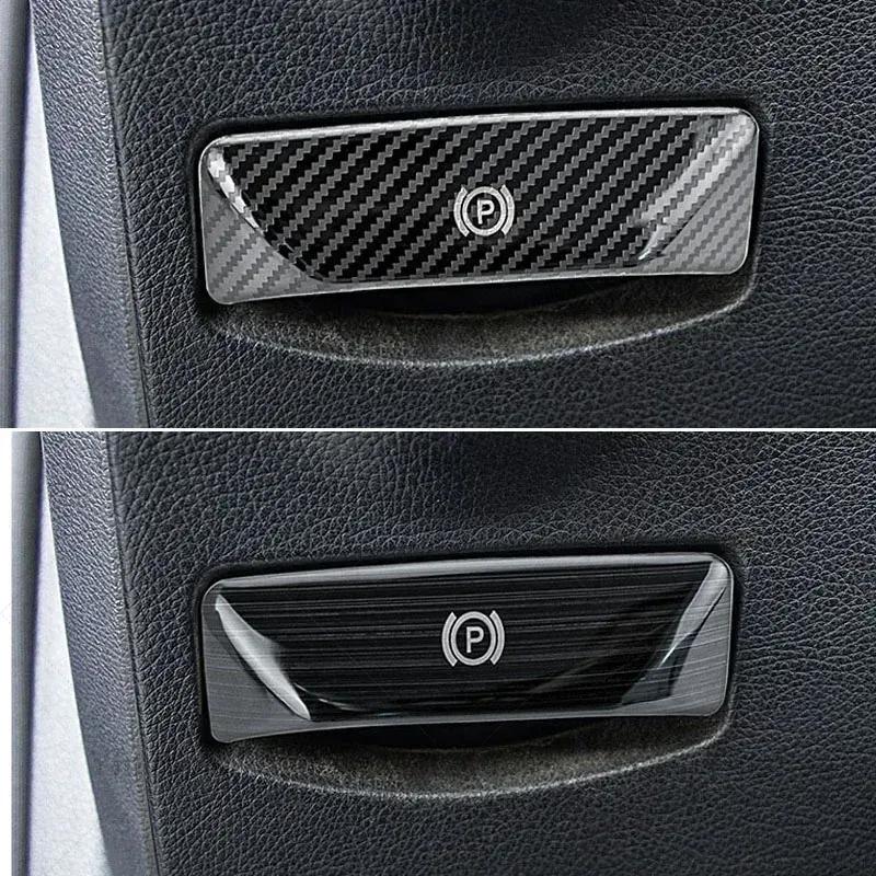 Car Dashbord Foot Brake Release Switch Cover Electronic Handbrake Frame Trim For Mercedes Benz C E Class W204 W212 GLK X204