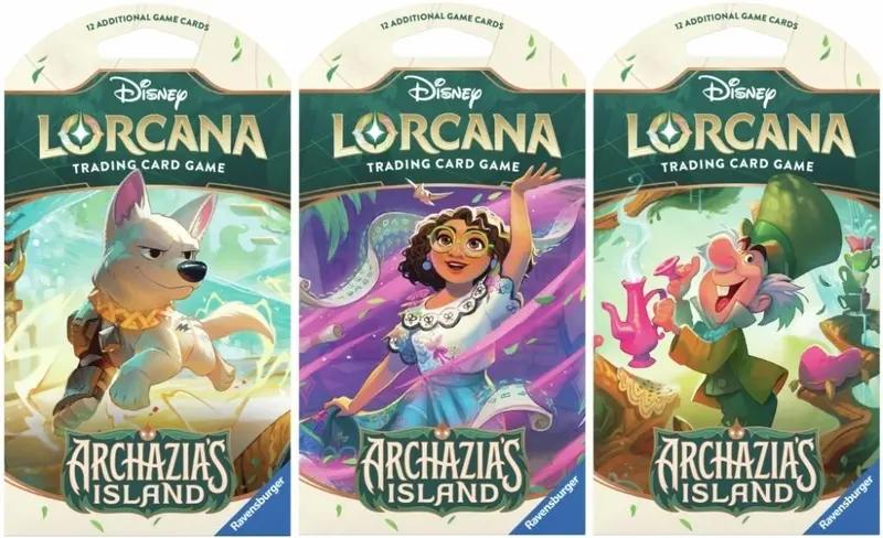 Disney Lorcana Cards: Ch7 Archazia' Island Sleeved Booster Pack (1 Pack)