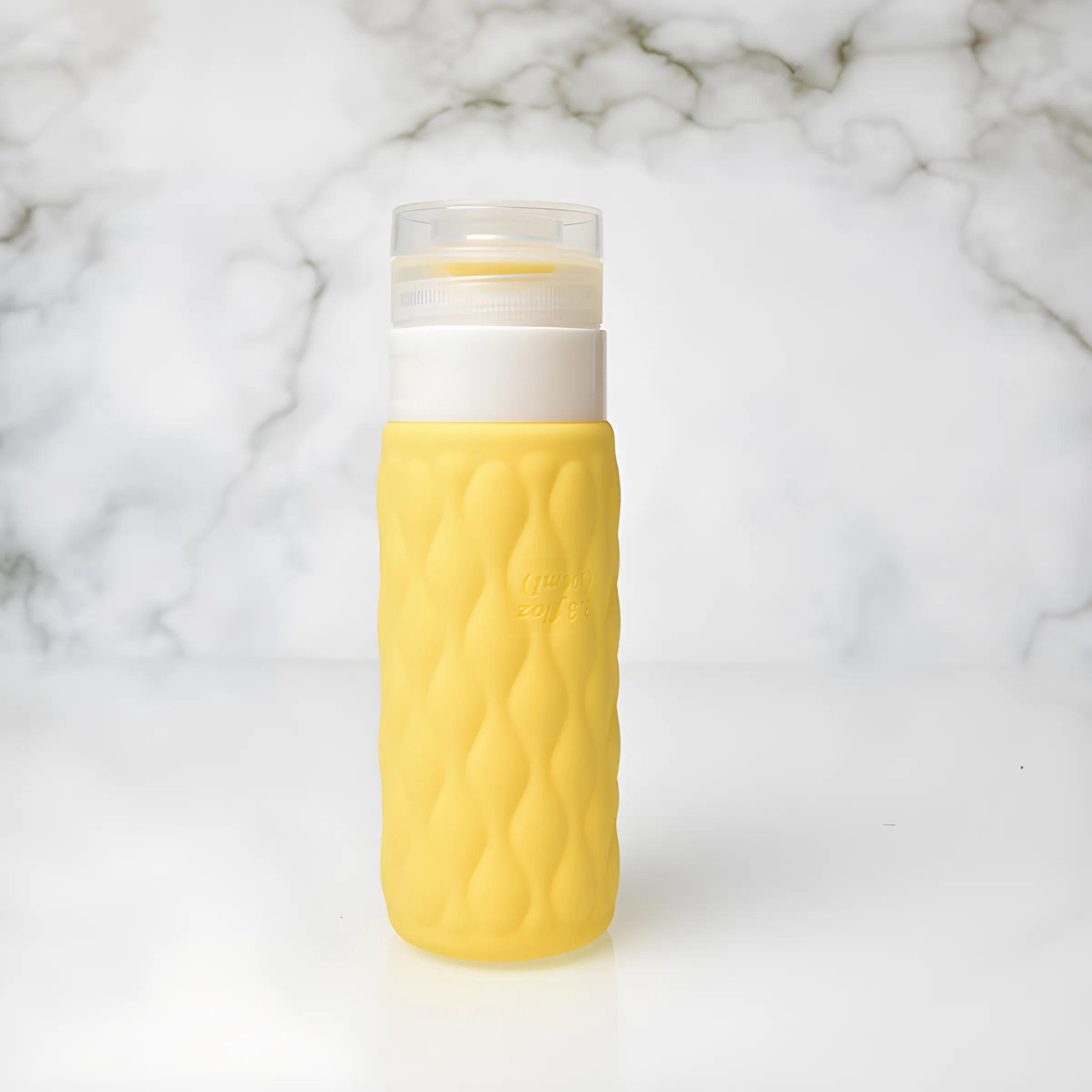 Travel Silicone Dispenser Bottle Squeeze Soft Lotion Bottle Cosmetics Shower Gel Shampoo Portable Empty Bottle Premium Quality 100ml