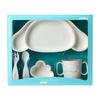 SANRIO Baby Cinnamoroll Tableware Set 5-Piece Eco-Friendly Kids Feeding Plate Bowl Cup Spoon Fork Gift Set 815799