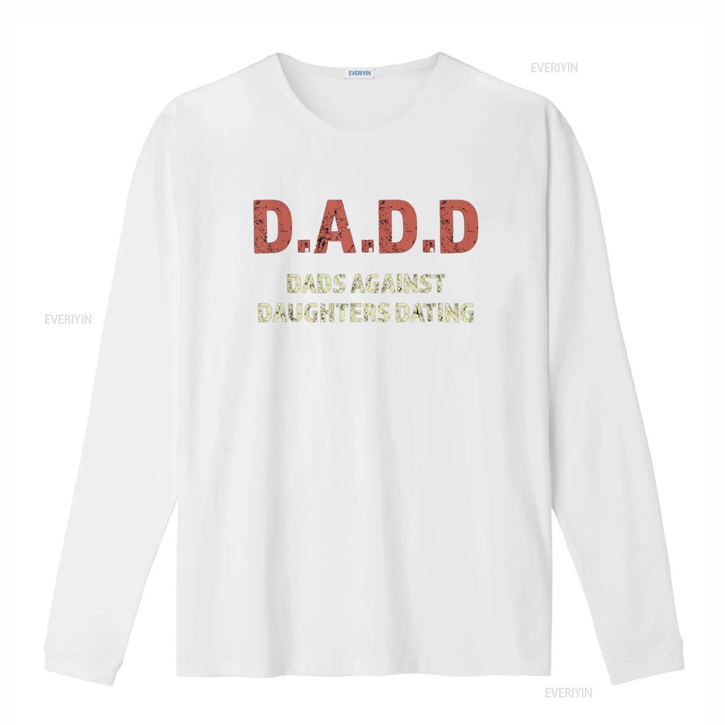Herren D Dads Against Daughters Dating Lustiges T-Shirt vintage Gewaschen Bequem Oberteil Für Den Alltag homme Grafik Stilvoll