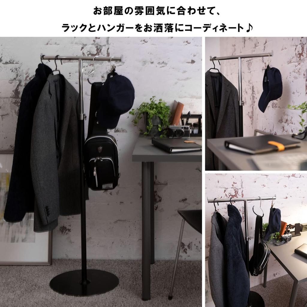 Tamatosi Hanger Commercial Heavy Chrome Plated Rack, Use, Duty, Assembled, Slim, T-Shaped,