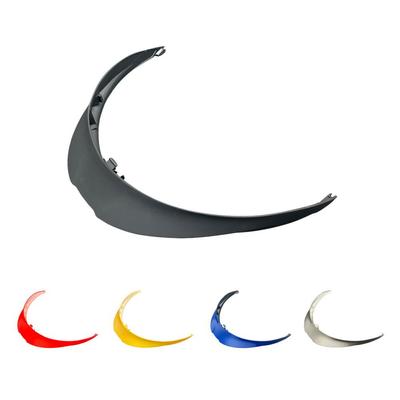 K1 Helmet Decoration: Multi-Color Electroplated Rear Wing Spoiler
