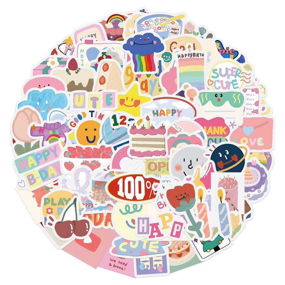 1set Cartoon stickers, laptop books, phone cases, decorative waterproof stickers