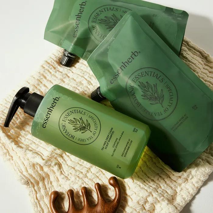 Tea Tree Deep Clean Scalp Shampoo Variety Edition (Main Product 500ml + Refill 300mlx2EA)