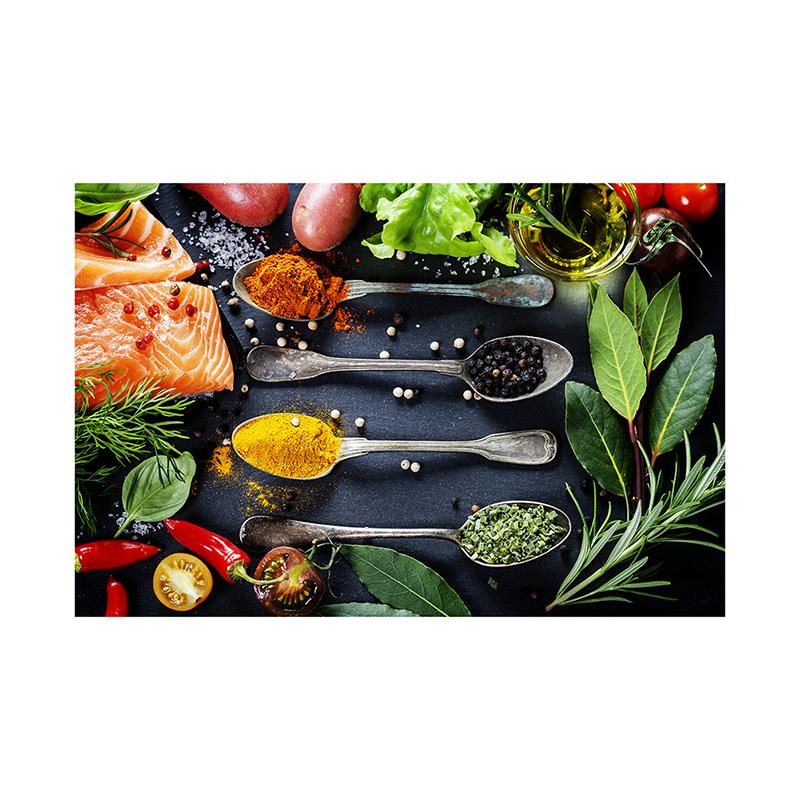 Kitchen Wall Art Pictures Spice Herb Cooker Posters and Prints Canvas Painting Home Decor for Restaurant Dining Room