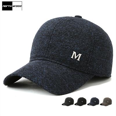 Stora šilta vyriška žieminė kepurė su auskarais lauko beisbolo kepuraitėmis Vyriška kepurė žiemai