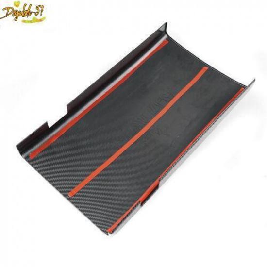 3x ABS Carbon Fiber Armrest Box Trim cover For Mercedes S Class W221 2008-2012