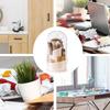 Makeup Brush Holder Jewelry Container 360 Degree Rotating Dustproof Storage Brush Holder with Lid for Cosmetics Travel Desk