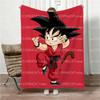Dragon Ball Print Blanket All Season Parent-Child Matching Soft Flannel Warm Four Seasons Sofa Bed Nap Home Travel