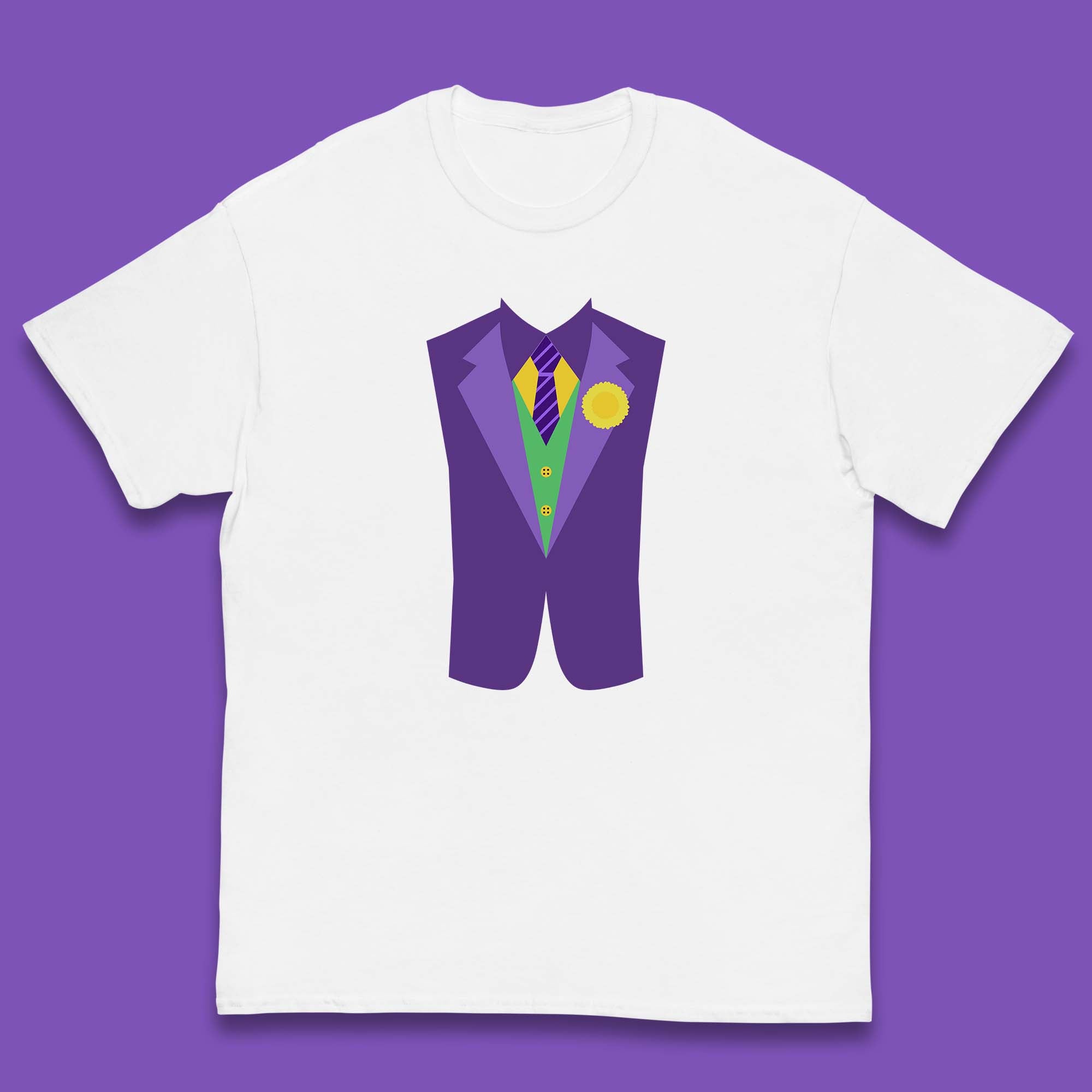 Funny Tuxedo Mardi Gras Tux Party Celebration Costume Kids T Shirt 140