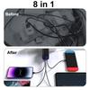 USB Fast Charging Block,36W PD20W 6 Port USB Wall Charging Brick,Power Adapter Multiport Charging Plug