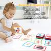 3D slova kartičky Montessori hračky vizuální změna pohled slova kognitivní hry pro mateřskou školu učení anglických slov hračky pro batolata