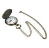 Vintage antike Taschenuhr mit Kettenanhänger, Geschenk, Motorrad-Muster, Taschenuhr