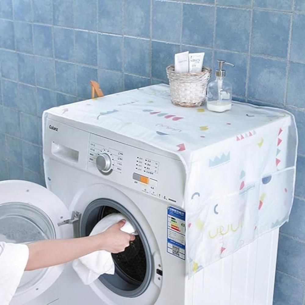 Dust Cover Special for Refrigerator, Waterproof Oil-Proof Home Fabric Sleeve, Multi-Function Organizer Dust Bag