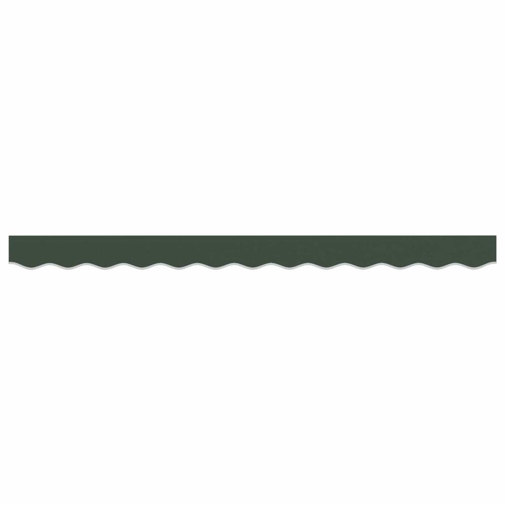 Awning Valance Replacement Dark Green 281 x 20 cm Polyester