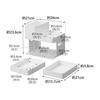 Yamazaki Jitsugyo Nail Light & Gel Nail Supplies Storage Case White Body: Approx. W26 x D21 x H23.6cm Tower Nail Storage Nail Care Accessory Storage