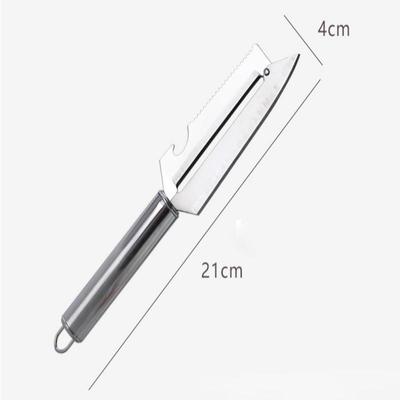 3 In1 Peeling Knife Durable Stainless Steel Fruit Vegetable Peeler Cutter Time Saving Multifunction Tool for Chefs