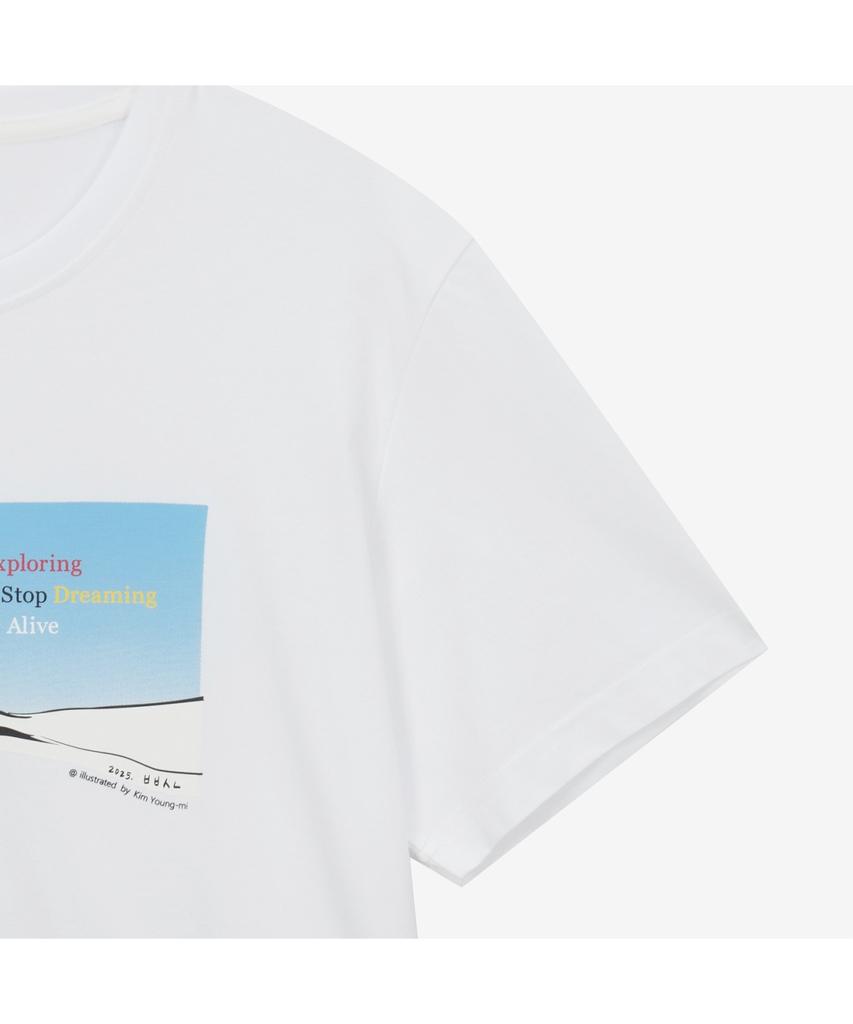 Noseupeiseu Nt7Us63B Men'S 69 Days Expedition Short Sleeve T-Shirt 2 White