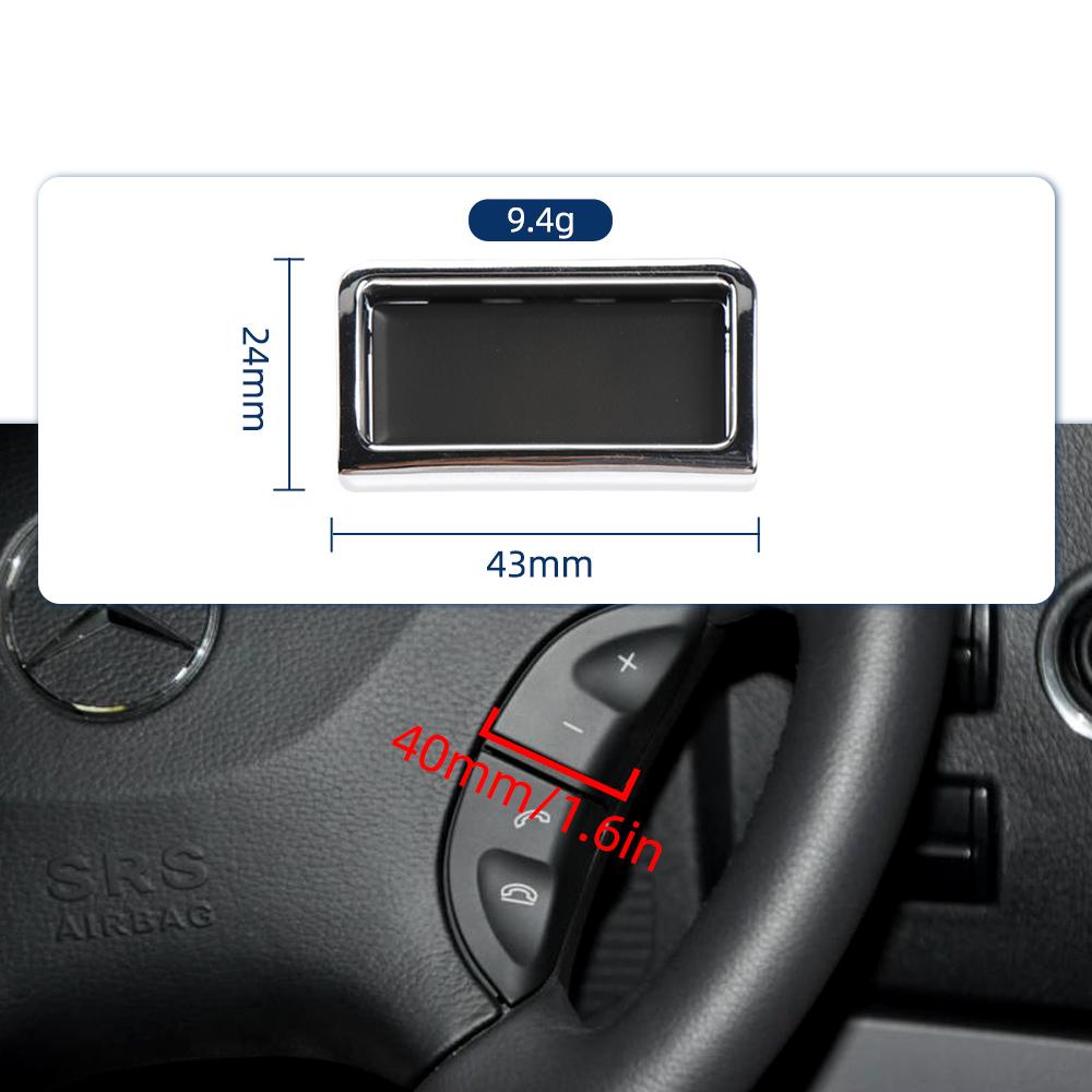 Pro Mercedes Benz S Class W221 Kryt chromového tlačítka spínače středové loketní opěrky 2006-2013 Náhradní díl interiéru OE 2216800096