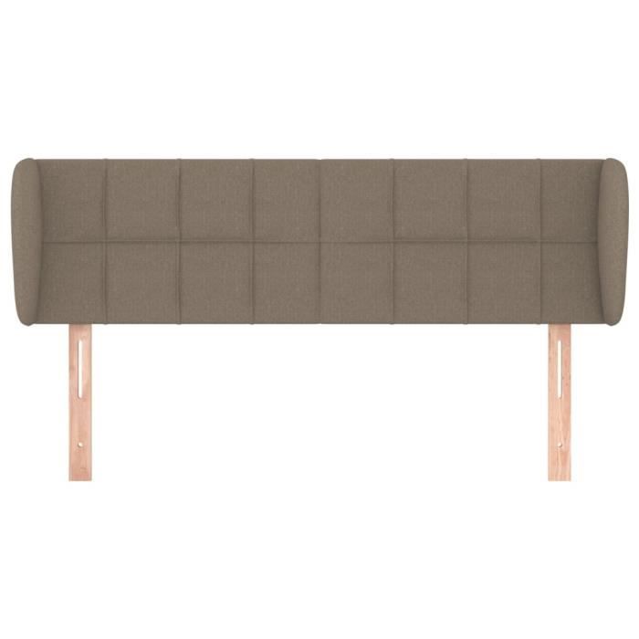 VidaXL Headboard with Ears Taupe 147x23x78-88 Cm Fabric3117146