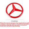Car Front Grille Emblem Sticker Decoration for Mercedes Benz AMG Class W447 W204 W205 GLK GLA CLA Smart Auto Styling Accessories PQ7