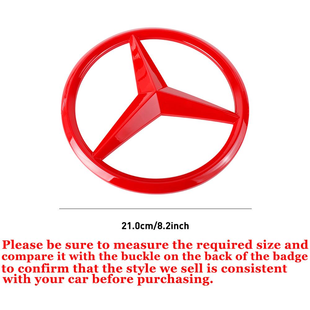Car Front Grille Emblem Sticker Decoration for Mercedes Benz AMG Class W447 W204 W205 GLK GLA CLA Smart Auto Styling Accessories PQ7