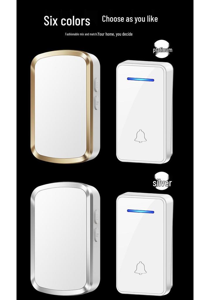 Battery-Free Long-Distance Wireless Waterproof Doorbell
