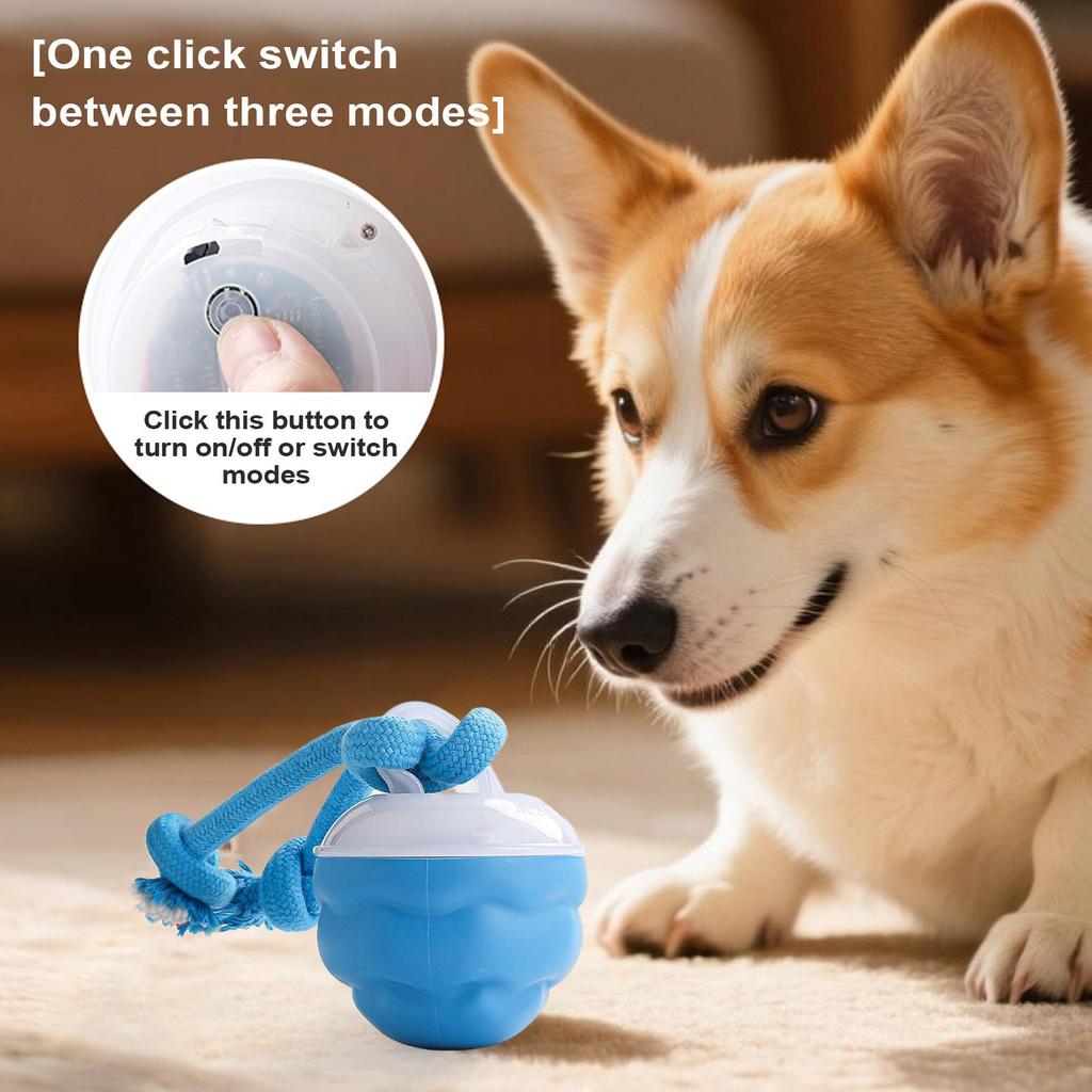 Interactive Dog Ball Electric Moving Dog Chasing Ball Quiet Puppy Chewing Supplies Exercise Training Accessories For Grassland
