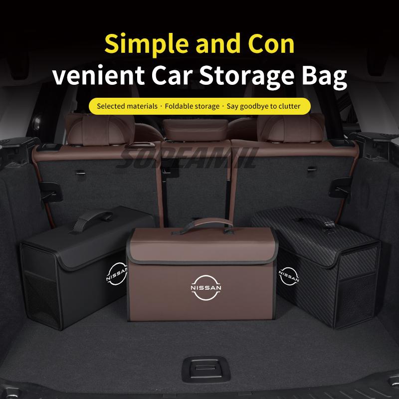 Jgtuh1 Car Trunk Organizing And Storage Box For Nissan Qashqai Juke X-Trail Patrol Note Leaf Altima Maxima Micra Murano Rogue Pulsar