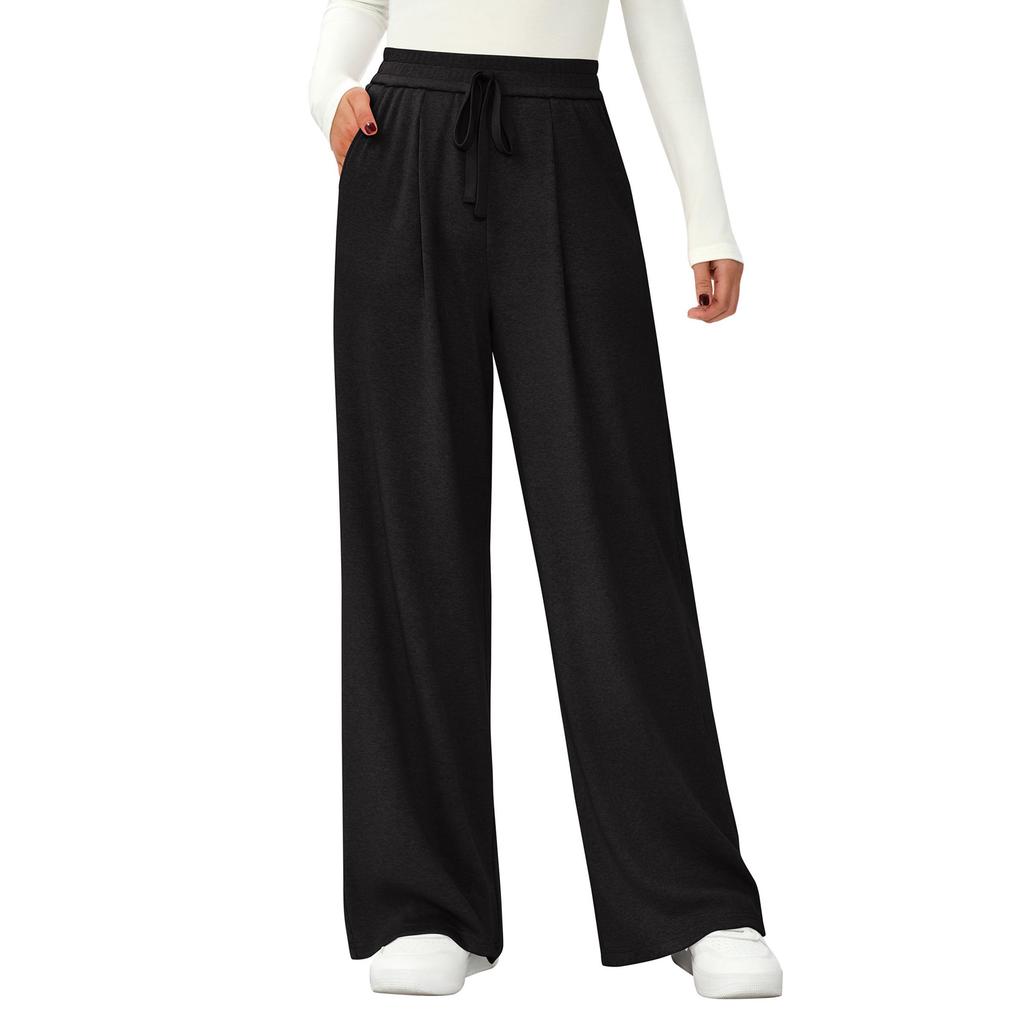 Women High Waisted Pants Casual Pants with Pockets