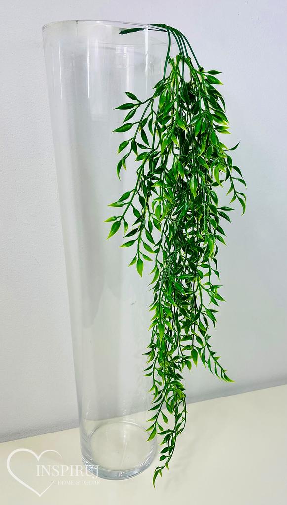 Girlanda z liści ruskusu, zwis ruskus 80 cm kolor zielony