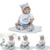 Lebensechte 22-Zoll Realistische Reborn Baby Jungenpuppe Aus Weichem Vinyl-Silikon Für Kleinkinder
