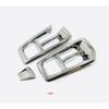 For Haval Dargo    Front Fog Light Lamp Cover Rear Foglight Frame Decoration Trim ABS Chrome Car Styling Accessories