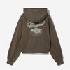 Fila Women S Semi Crop poSt Run Hoodie fS253po01f004