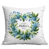 New Mother's Day Creative Wreath Letter Pillow Case Home Sofa Cushion Pillow Case