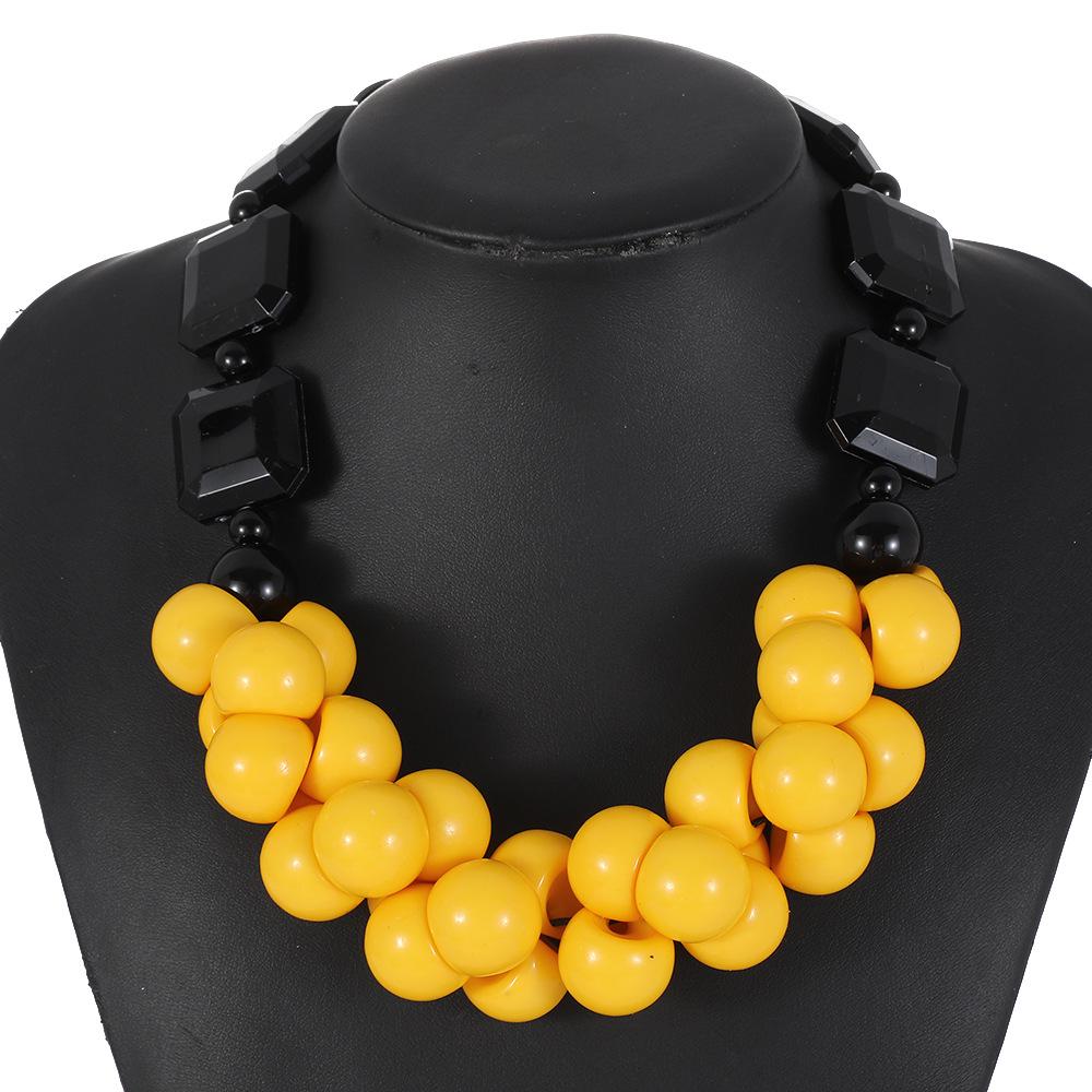 

Bohemian Retro Multi-Layer Beaded Statement Necklace
