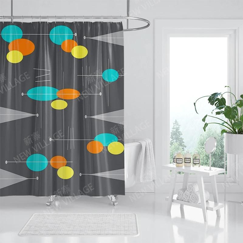 Waterproof Fabric Shower Curtains Bathroom Curtain Accessories Bath Curtain for Shower 180x200 240*200 Boho Decoration Abstract