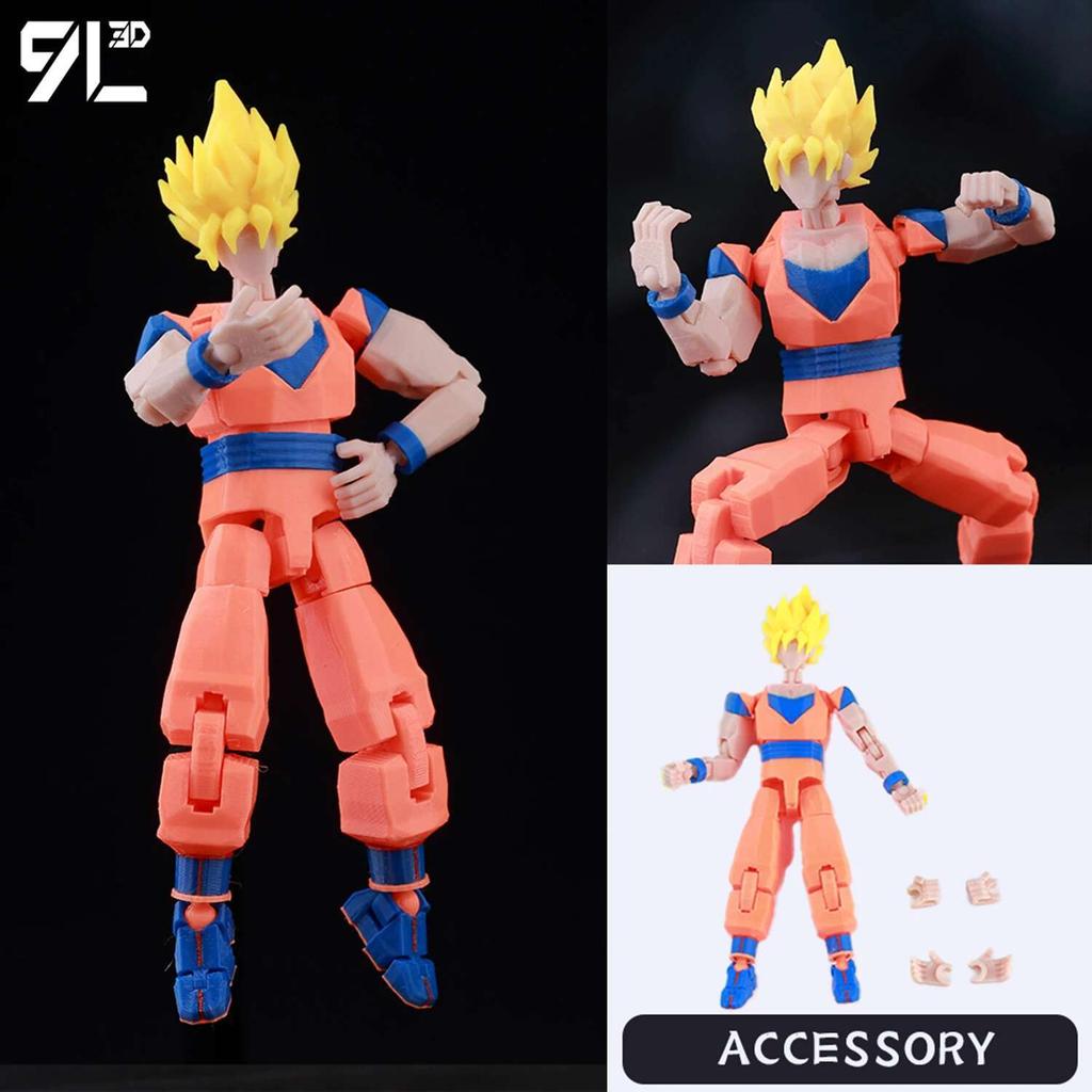 9L3D Printed Lucky Dummy 13 Spider-Man 3D Printed Action Figure, Multi-Jointed Poseable Anime Model, Collectible Gift for Fans