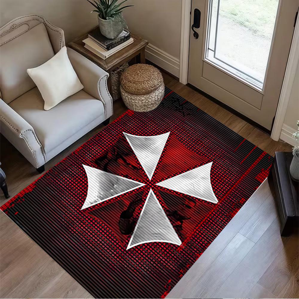 Umbrella Corp. Logo Carpet Design for Decorate room Dining Room Foyer Playrooms Antislip Carpet Office home decor Perfect Gift for Friends & Family