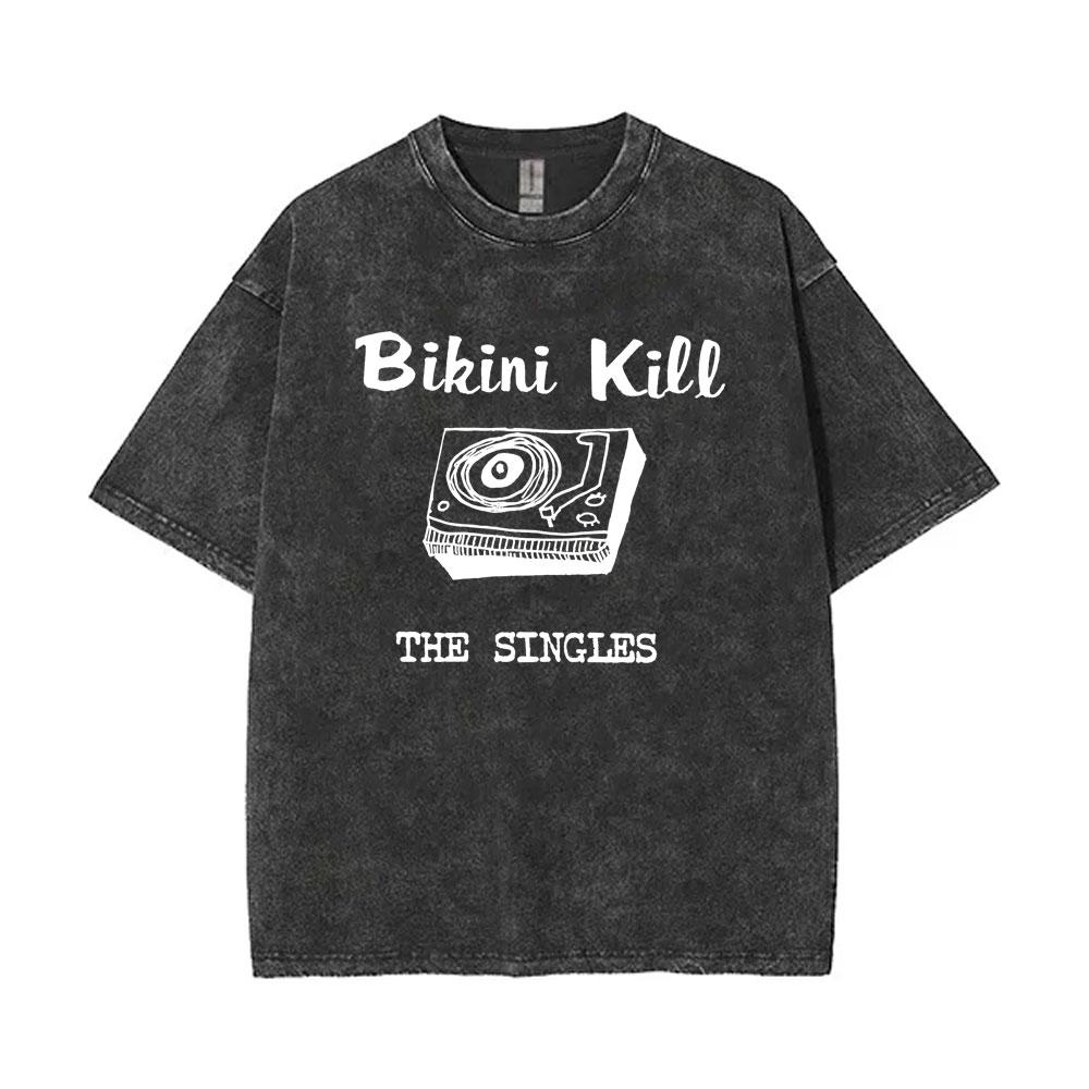 Limited Hole Courtney Love Vintage Gewaschene T-Shirts Herren Damen Alternative Grunge Rockband T-Shirt Übergroße T-Shirts Streetwear
